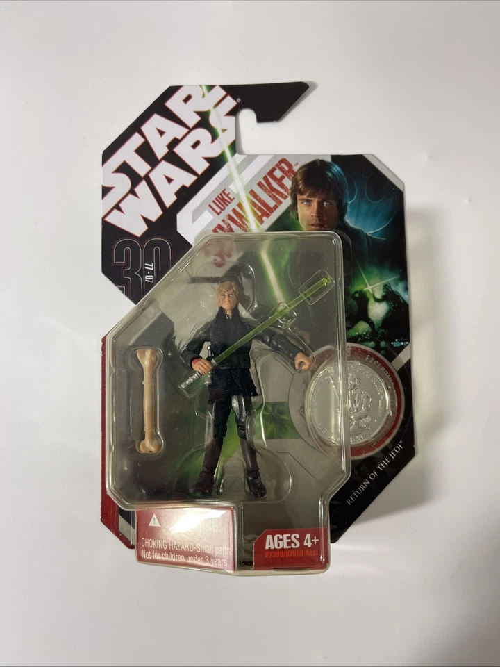 Lote de 5 figuras de colección Star Wars 30 aniversario con monedas coleccionables Foto 3 de 4