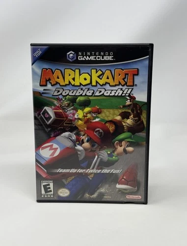 Mario Kart Double Dash Nintendo GameCube Complete CIB with Inserts Pristine Disc