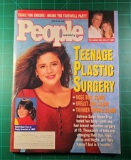 People Magazine April 26 1993 TEENAGE PLASTIC SURGERY Punky Brewster Soleil Moon