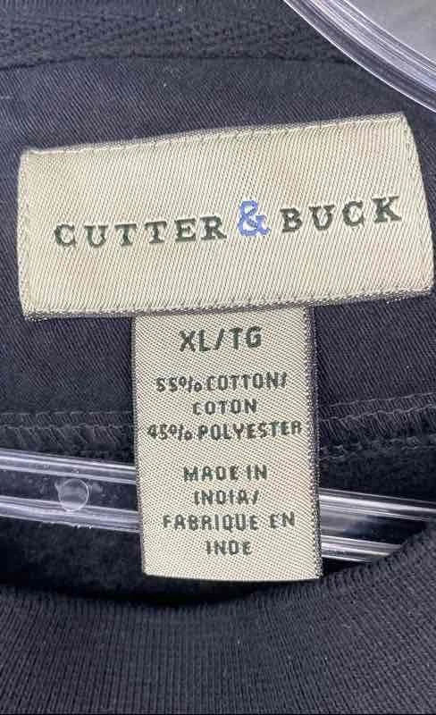 Cutter & Buck Mens Black Crew Neck Long Sleeve Pullover Sweatshirt Size XL - Image 3 of 4