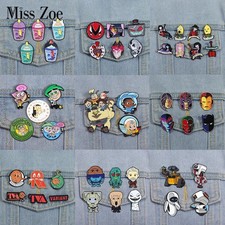 Cartoon Anime Characters Enamel Pins Custom Cute Little Monk Brooches Lapel Badg