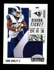 2018 Panini Contenders Season Ticket #46 Todd Gurley II Los Angeles Rams QTY