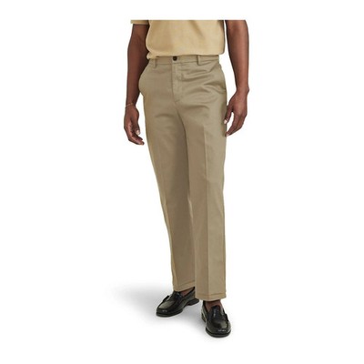 *NWT* MEN'S DOCKERS SIGNATURE PANTS ~ IRON FREE ~ BIG & TALL ~ KHAKI ~ 50'' X 30''