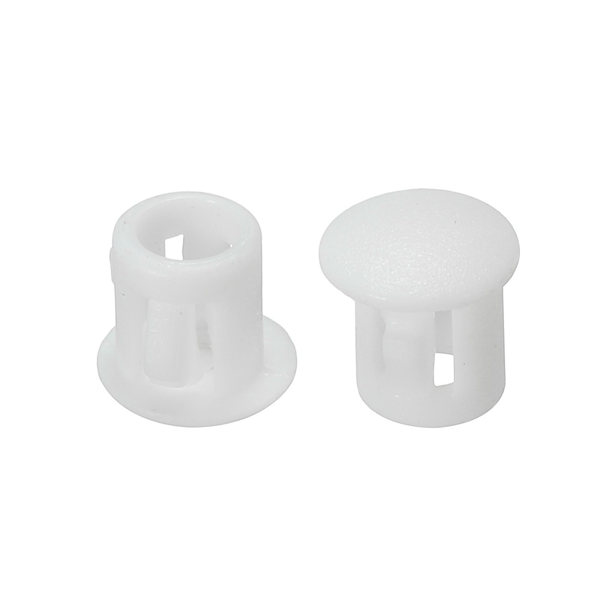 AIEX 200pcs White Cabinet Hole Plugs – 4 Sizes 3/16, 5/16, 3/8, 1/2 Inch For Screw Holes, Furniture, Tube & Locking Holes