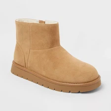 Women’s May Suede Boots with Memory Foam Insole - Universal Thread Tan