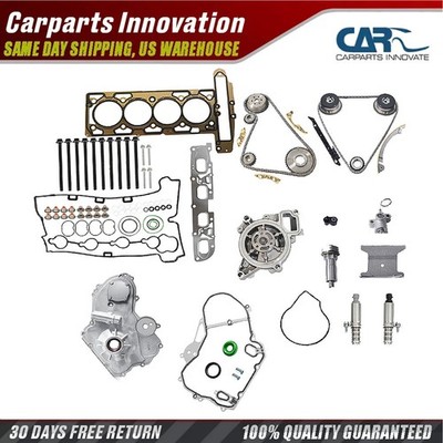Timing Chain with Oil Pump + Overhaul Kit For 12-17 GMC Buick Chevy Malibu 2.4L