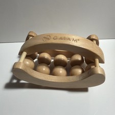 Relax Massage Ball Roller - Handheld Wooden Total Body Massager for Back, Neck,