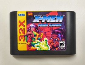 X-MEN: Mind Games prototype cartridge for Sega 32X with case & cover art.
