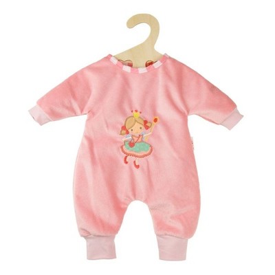 Heless Puppenkleidung Flauschiger Strampler Prinzessin Emily in 3 Größen