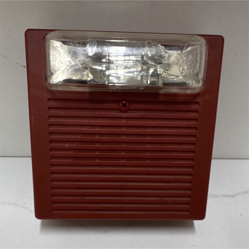 Wheelock AS-241575W Fire Alarm Horn Strobe Wall Mount Red