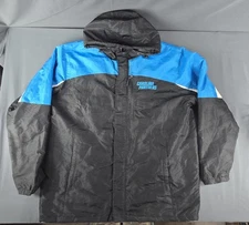 Vintage NFL Carolina Panthers G-III Men's 2XL Black Blue Big Face Logo  Jacket