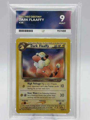 Dark Flaaffy (Unlimited) graded ACE 9 for sale on eBay