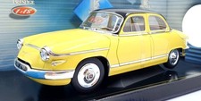 Solido 1/18 Scale S8173 - 1961 Panhard PL17 - Yellow/Black