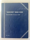 Mercury Head Dime Collection 1916-1945 Incomplete Set In Album. 40 Coins