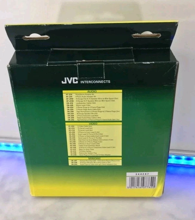 JVC Scart Cable 21 Pin Gold Scart Video Lead TV VCR DVD 5M Hifi Nad alpine CRT - Image 2 of 3
