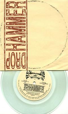 DROPHAMMER - ´´ELECTRIC SKIES´´ - RARE US METAL PRIVATE PRESSING 7´´  CLEAR 1990