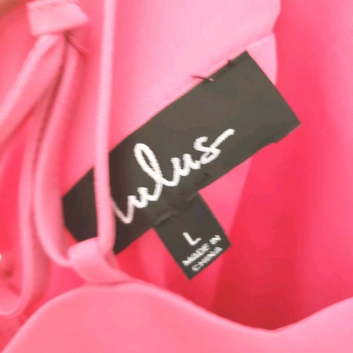 Lulus Sultry Moments Plunge V Neck Sleeveless Mini Dress Blush Pink, Medium - Picture 5 of 6