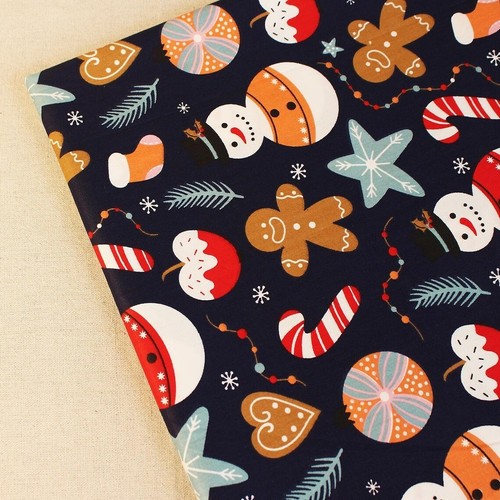 Cotton Christmas 10" Charm Squares Precuts Quilting Sewing Festive Fabric Bundle - Picture 2 of 6