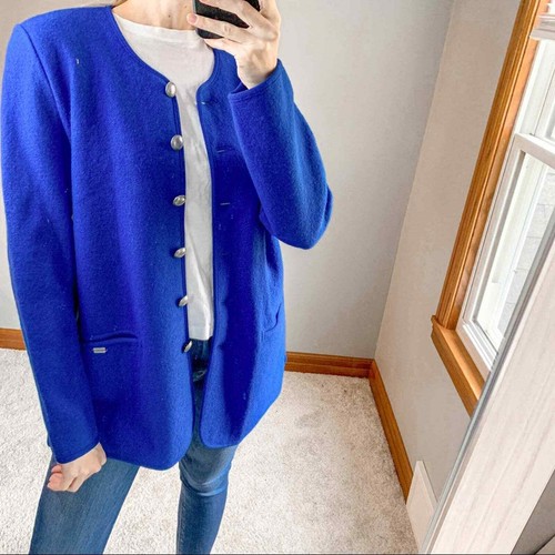 Royal Blue Cardigan/ Blazer/ Jacket | eBay