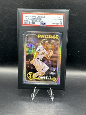 2024 Topps Chrome Jackson Merrill PSA10（2024 TOPPS CHROME UPDATE 