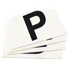 Equi-Essentials Arena Dressage Markers 4pk White