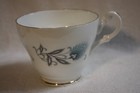 Vintage Royal Ascot Floral Bone China Teacup & Saucer Blue Flowers — photo 4