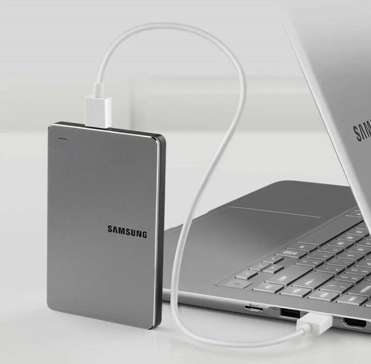 Samsung Y3 Slim Portable External HDD 2.5In USB3.0 Micro B 10pin SATA  2TB /Gray - Image 2 of 4