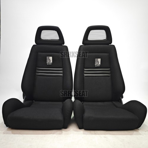 【1 Seat; Full set】RECARO UPHOLSTERY KITS/ SEAT COVERS For LXB SALEEN BLACK NARDO - Picture 5 of 6