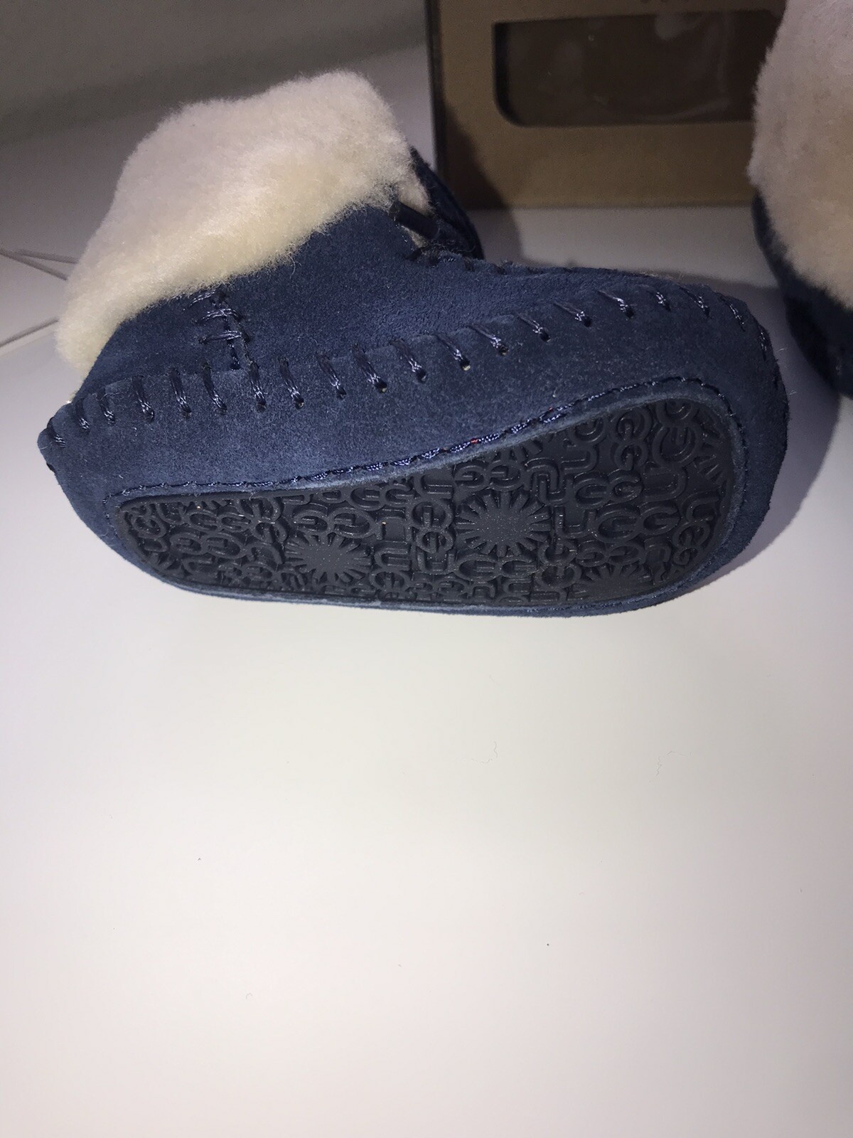 New Authentic Infant Ugg Boots, Dark Navy, Size 0/1 (06 Months) eBay