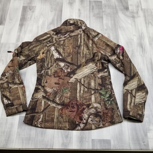 Mossy Oak Womens M (36-40) Break Up Infinity Full Zip Camo Fleece Lined Jacket - Picture 3 of 10