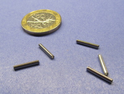 18-8 Stainless Steel, Slotted Roll Spring Pin .062'' Dia x .437'' Length, 200 pcs