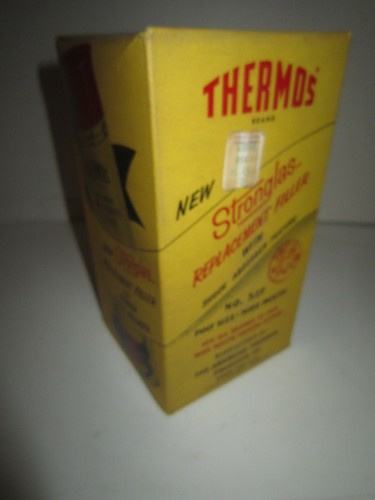 Termos King Seeley 1959 vintage, relleno de repuesto boca ancha 52F una pinta nuevo de lote antiguo - Imagen 7 de 8