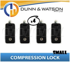 Small Black Compression Lock Handle Latch for Trailer Canopy x4
