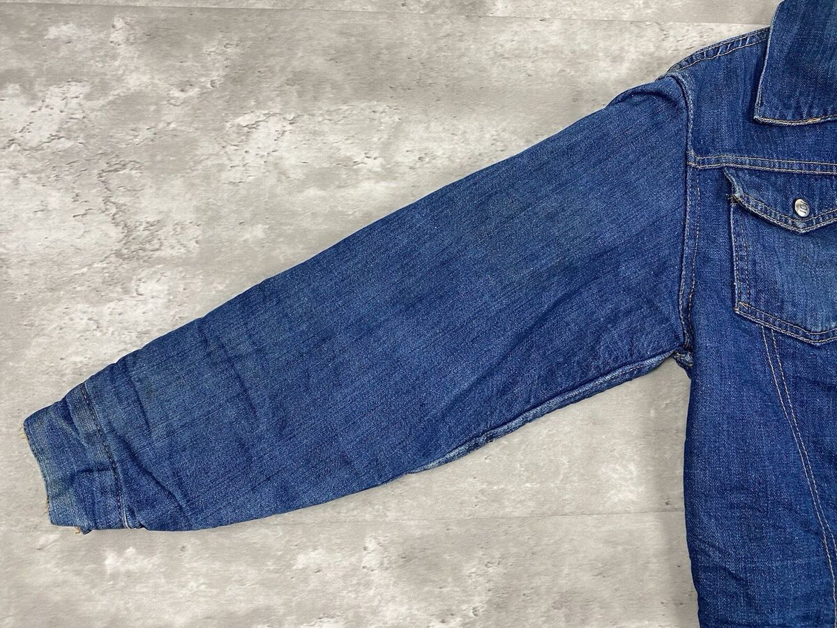 vintage MONTGOMERY WARD 101 DENIM JEAN BLANKET LINED JACKET vintage MONTGOMERY WARD 101 DENIM JEAN BLANKET LINED JACKET