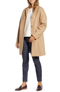 everlane camel coat