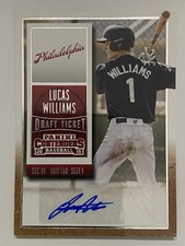 2015 Panini Contenders Draft Ticket Lucas Williams Auto