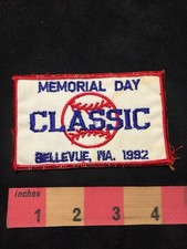 Vtg 1982 MEMORIAL DAY BELLEVUE CLASSIC BASEBALL TOURNAMENT Washington Patch 88XD