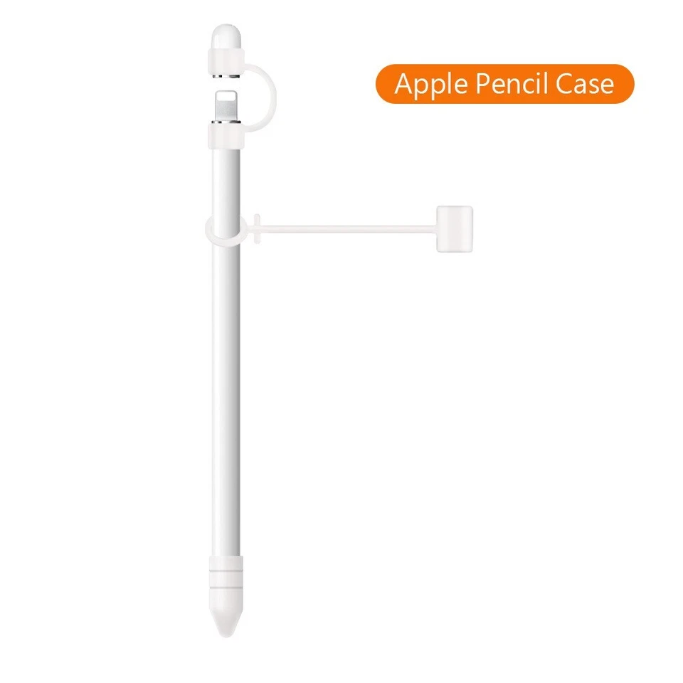 Easy to Install Premium 3 Pieces Silicone Bundle for Apple Pencil 1st Generation - Image 2 of 4