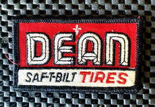 Dean Saf-t-bilt Tires Embroidered Sew On Patch Cooper Tires Auto 3 12 X 2 Nos