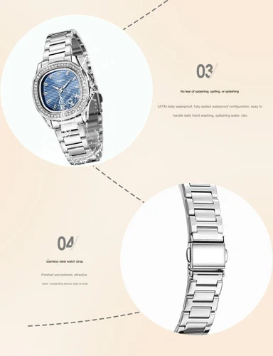 Women's Watch, Vintage Rhinestone Watch, Elegant Gift for women wife&mom - Picture 12 of 22