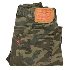 Levi s Slim Fit Jogger Boy s 12 Reg 26 x 27 Stretch Camouflage