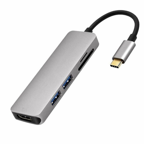 USB Type C Hub Adapter USB 3.0 4K HDMI SD/TF Card Reader For Mackbook PC - Picture 14 of 28