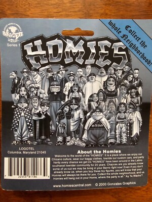 HOMIE MEMORIES 限定版003/300 Homies Collectible Mini Chicano Figures Series 1 Logotel Gonzales