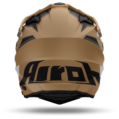 CASCO MOTO INTEGRALE FIBRA DUAL AIROH COMMANDER 2 REVEAL SAND MATT TG M - Imagen 2 de 3
