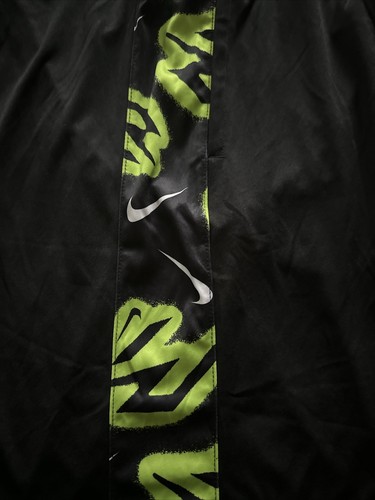 Nike Dri-FIT Elite Big Kid Boys Basketball Shorts Black Green Drawstring Size XL - Picture 4 of 9