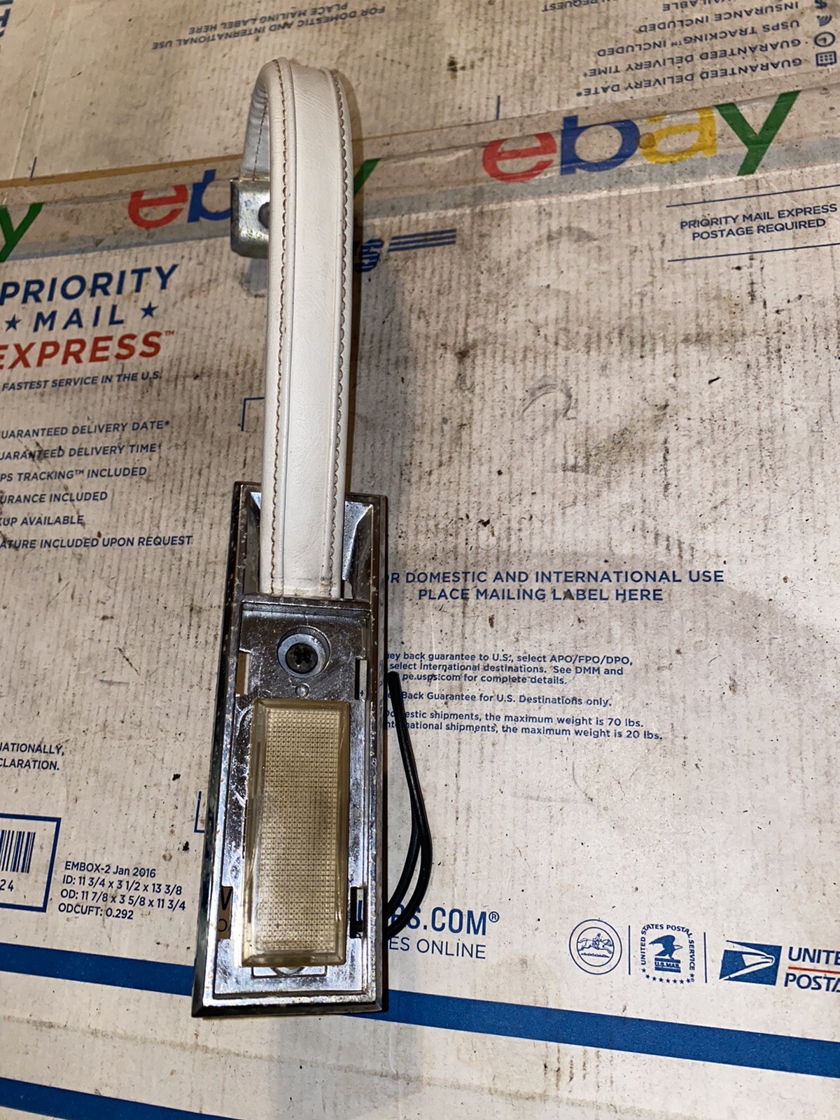 75 Cadillac Coupe Deville Rear Interior Sail Panel Courtesy Light  