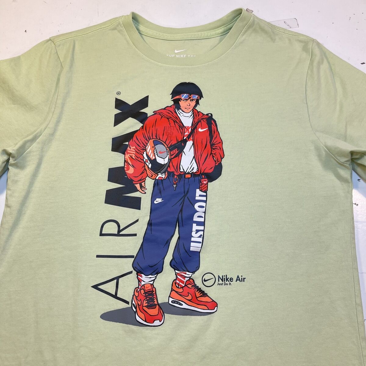【送料関税込み】Nike AIR MAX logo Manga Hypeman Tシャツ NIKE AIR MAX X AKIRA MANGA HYPEMAN JAPANESE ANIME T SHIRT Sz