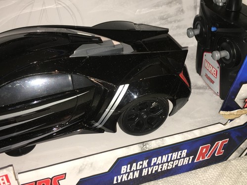 Jada 30544 Marvel Avengers Black Panther Lykan Hypersport 1:16 RC Car New In Box - Picture 4 of 15