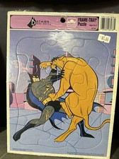 Golden Books 1993 Adventures Of Batman Robin FRAME-TRAY Puzzles, 8238