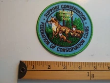 * 1987 NIAGARA COUNTY CONSERVATION WILDLIFE NY NEW YORK HUNTING FISHING PATCH *